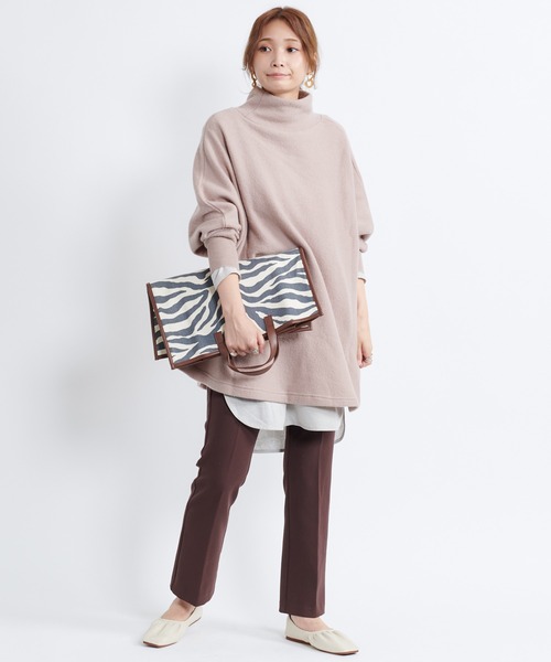 DouDou（ドゥドゥ）の「イージー9丈センプレパンツ（その他パンツ・レディース・ブラック/ブラウン/キナリ・38/36）」の20枚目の写真