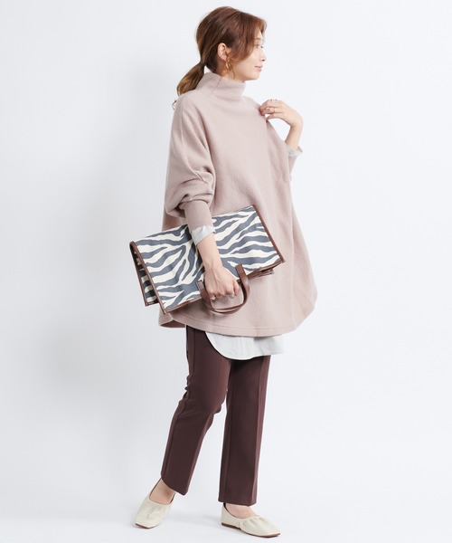 DouDou（ドゥドゥ）の「イージー9丈センプレパンツ（その他パンツ・レディース・ブラック/ブラウン/キナリ・38/36）」の21枚目の写真