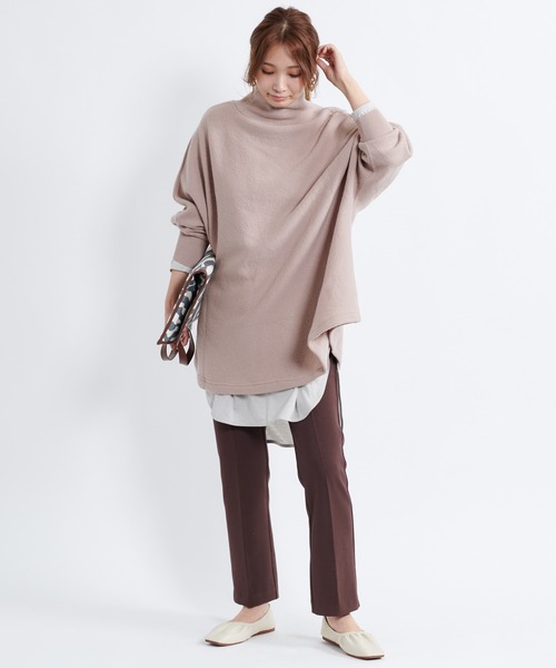 DouDou（ドゥドゥ）の「イージー9丈センプレパンツ（その他パンツ・レディース・ブラック/ブラウン/キナリ・38/36）」の22枚目の写真