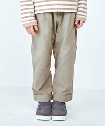 apres les cours | ボタン付きテーパードパンツ 10分丈(その他パンツ)