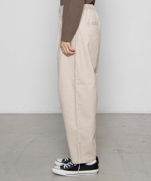 WEGO(ウィゴー)の「WEGO/コーデュロイワイドパンツ(スラックス・メンズ・ブラック/ブラウン/アイボリー/パープル系その他・MEDIUM/LARGE)」の19枚目の写真