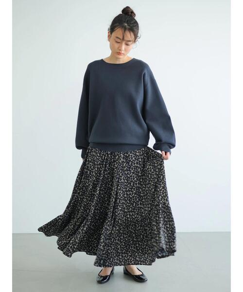 AMERICAN HOLIC（アメリカンホリック）の「フラウンスギャザーロングスカート（スカート・レディース・ドット/その他14・FREE）」の5枚目の写真