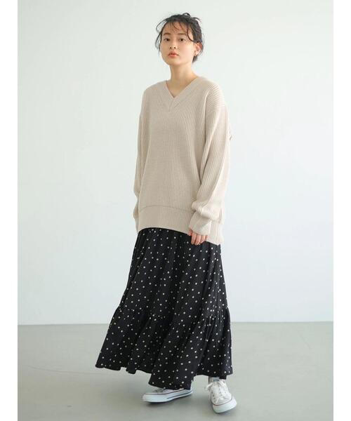 AMERICAN HOLIC（アメリカンホリック）の「フラウンスギャザーロングスカート（スカート・レディース・ドット/その他14・FREE）」の14枚目の写真