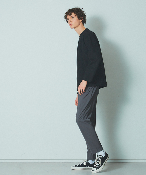 MYSELF ABAHOUSE（マイセルフアバハウス）の「【MYSELF ABAHOUSE】ネオスウェード プルオーバー（スウェット・メンズ・カーキ/アイボリー/グレー/ブラック/ブルー・46/48）」の6枚目の写真