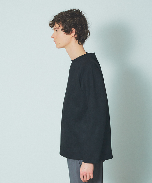 MYSELF ABAHOUSE（マイセルフアバハウス）の「【MYSELF ABAHOUSE】ネオスウェード プルオーバー（スウェット・メンズ・カーキ/アイボリー/グレー/ブラック/ブルー・46/48）」の7枚目の写真