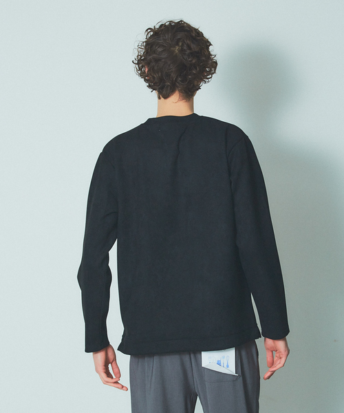 MYSELF ABAHOUSE（マイセルフアバハウス）の「【MYSELF ABAHOUSE】ネオスウェード プルオーバー（スウェット・メンズ・カーキ/アイボリー/グレー/ブラック/ブルー・46/48）」の8枚目の写真