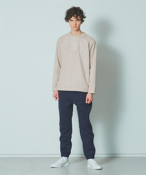 MYSELF ABAHOUSE（マイセルフアバハウス）の「【MYSELF ABAHOUSE】ネオスウェード プルオーバー（スウェット・メンズ・カーキ/アイボリー/グレー/ブラック/ブルー・46/48）」の16枚目の写真