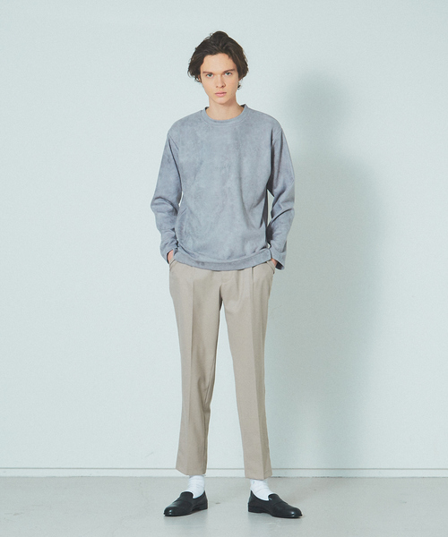 MYSELF ABAHOUSE（マイセルフアバハウス）の「【MYSELF ABAHOUSE】ネオスウェード プルオーバー（スウェット・メンズ・カーキ/アイボリー/グレー/ブラック/ブルー・46/48）」の20枚目の写真