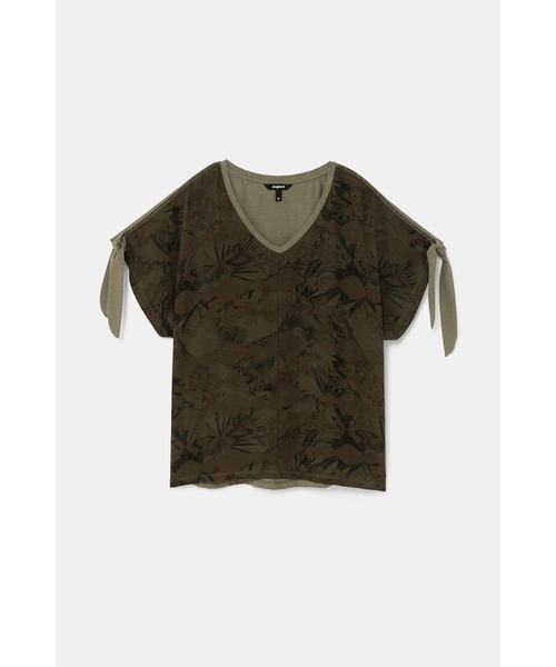 Desigual(デシグアル)の「Tシャツ半袖 STATEN ISLAND(Tシャツ/カットソー・レディース・グリーン・2L/SS/S/M/L)」の10枚目の写真