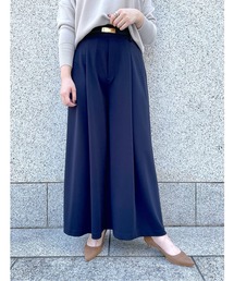 RIVE DROITE | ラインを拾わない美シルエット　ベルト付ワイドパンツ(その他パンツ)
