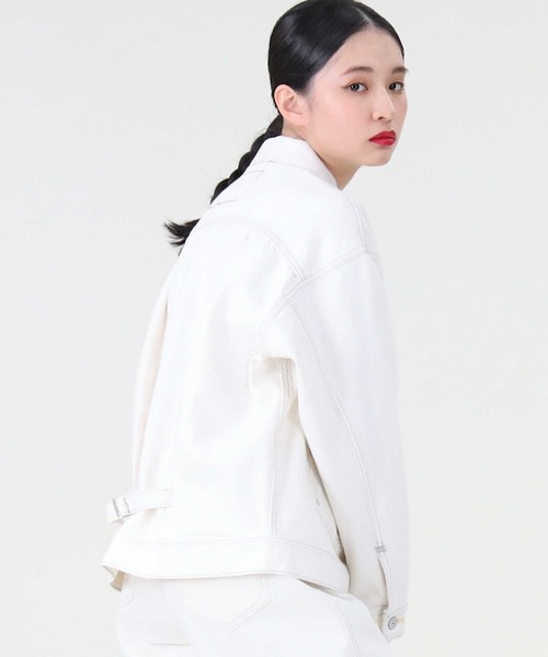 Levi's（リーバイス）の「【Levi's】「RED」トラッカージャケット（ブルゾン・レディース・ホワイト・M/S）」の10枚目の写真