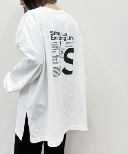 apres jour mignon(アプレジュールミニョン)の「アソートスリットロンT2【ZOZOTOWN限定アイテム】(Tシャツ/カットソー・レディース・ブラック系その他2/ホワイト系その他/ブラック系その他/その他/オフホワイト/ブラック/ホワイト系その他2/アイボリー/ホワイト系その他3/クリーム・フリー/X-LARGE)」の4枚目の写真