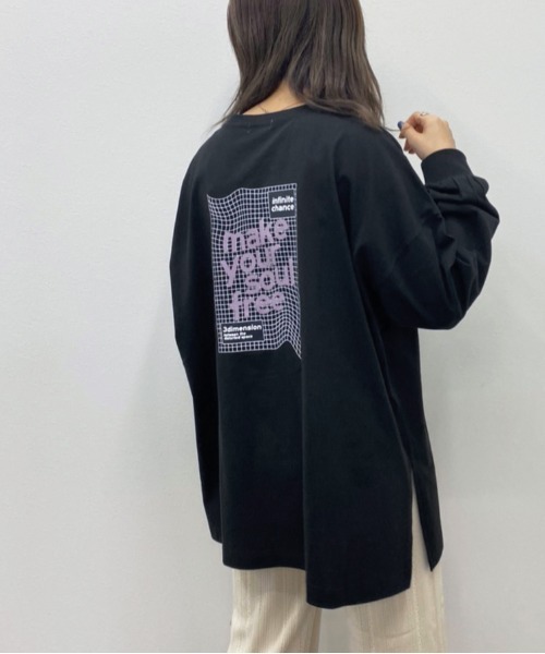 apres jour mignon(アプレジュールミニョン)の「アソートスリットロンT2【ZOZOTOWN限定アイテム】(Tシャツ/カットソー・レディース・ブラック系その他2/ホワイト系その他/ブラック系その他/その他/オフホワイト/ブラック/ホワイト系その他2/アイボリー/ホワイト系その他3/クリーム・フリー/X-LARGE)」の10枚目の写真