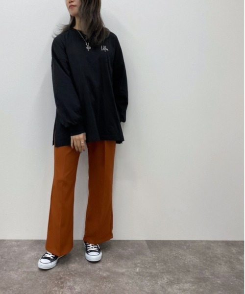 apres jour mignon(アプレジュールミニョン)の「アソートスリットロンT2【ZOZOTOWN限定アイテム】(Tシャツ/カットソー・レディース・ブラック系その他2/ホワイト系その他/ブラック系その他/その他/オフホワイト/ブラック/ホワイト系その他2/アイボリー/ホワイト系その他3/クリーム・フリー/X-LARGE)」の20枚目の写真