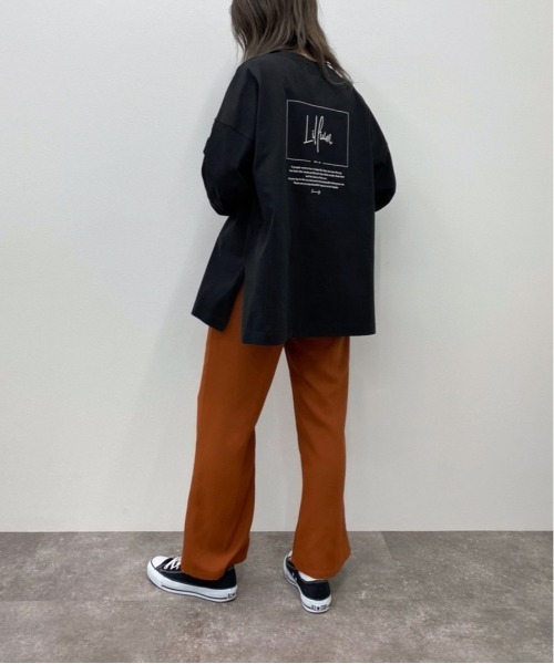 apres jour mignon(アプレジュールミニョン)の「アソートスリットロンT2【ZOZOTOWN限定アイテム】(Tシャツ/カットソー・レディース・ブラック系その他2/ホワイト系その他/ブラック系その他/その他/オフホワイト/ブラック/ホワイト系その他2/アイボリー/ホワイト系その他3/クリーム・フリー/X-LARGE)」の13枚目の写真