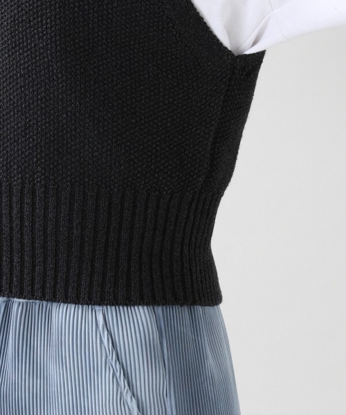 RAGEBLUE（レイジブルー）の「綿麻ザックリビスチェ/932621（ベスト・レディース・ブラック/カーキ/ブラウン・FREE）」の6枚目の写真