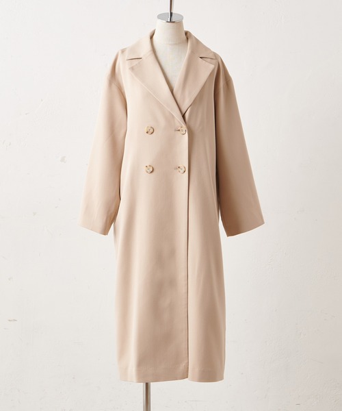 Cherie chuu(シェリーチュウ)の「【Cherie chuu】パイピングベルトトレンチコート(トレンチコート・レディース・ベージュ/モカ/チェック・FREE)」の21枚目の写真