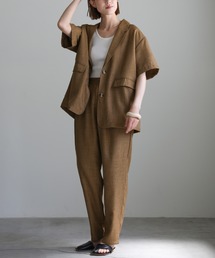 select MOCA | 2021 SS リネンライクジャケットセットアップ(その他トップス)
