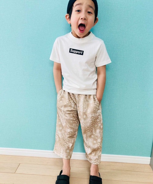 THE CASUAL(カジュアル)の「7分丈シェフパンツ キッズ(その他パンツ・キッズ・ブラウン系/ベージュ系/ブラック系/ネイビー系/ブラウン系1/カーキ系/ベージュ系1/ホワイト系/グリーン系/グレー系・130cm/110cm/150cm/120cm/140cm/160cm)」の2枚目の写真