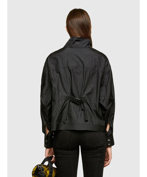 DIESEL（ディーゼル）の「レディース シャツ ミリタリージャケット（シャツ/ブラウス・レディース・カーキ/ブラック・SMALL/X-SMALL/MEDIUM/XX-SMALL）」の4枚目の写真