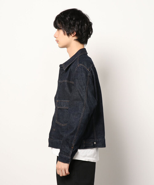 ALLEGE(アレッジ)の「ALLEGE One Wash Denim Blouson (AL21S-BL02A)(ブルゾン・メンズ・ブルー・3)」の2枚目の写真