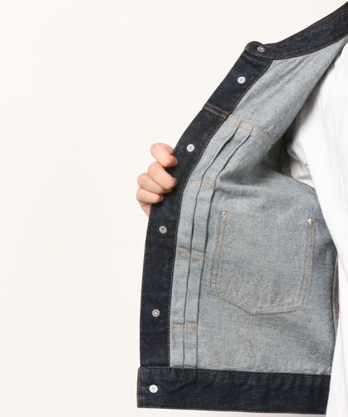 ALLEGE(アレッジ)の「ALLEGE One Wash Denim Blouson (AL21S-BL02A)(ブルゾン・メンズ・ブルー・3)」の4枚目の写真