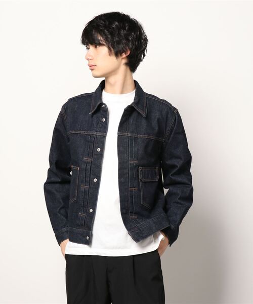 ALLEGE(アレッジ)の「ALLEGE One Wash Denim Blouson (AL21S-BL02A)(ブルゾン・メンズ・ブルー・3)」の7枚目の写真