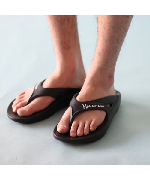 OOFOS（ウーフォス）の「OOFOS × MANASTASH/ウーフォス × マナスタッシュ　OOriginal for MANASTASH（サンダル・メンズ・ブラック/ベージュ・23/24/25/26/27/28/29）」の9枚目の写真