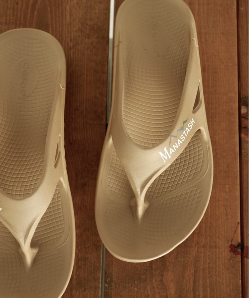 OOFOS（ウーフォス）の「OOFOS × MANASTASH/ウーフォス × マナスタッシュ　OOriginal for MANASTASH（サンダル・メンズ・ブラック/ベージュ・23/24/25/26/27/28/29）」の10枚目の写真