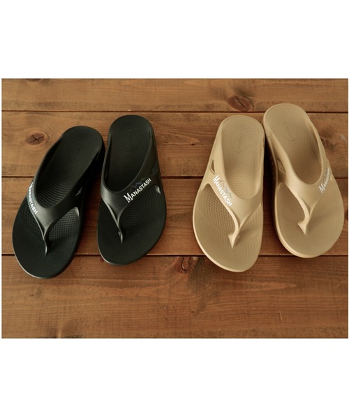 OOFOS（ウーフォス）の「OOFOS × MANASTASH/ウーフォス × マナスタッシュ　OOriginal for MANASTASH（サンダル・メンズ・ブラック/ベージュ・23/24/25/26/27/28/29）」の8枚目の写真