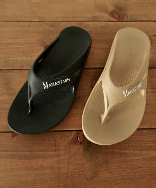 OOFOS（ウーフォス）の「OOFOS × MANASTASH/ウーフォス × マナスタッシュ　OOriginal for MANASTASH（サンダル・メンズ・ブラック/ベージュ・23/24/25/26/27/28/29）」の6枚目の写真