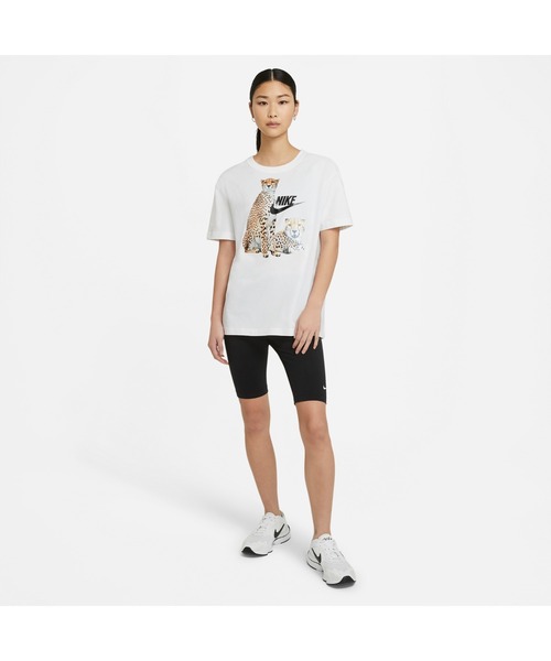 NIKE（ナイキ）の「ナイキ NIKE ナイキ ウィメンズ NSW ボーイ フィアス S/S Tシャツ（Tシャツ/カットソー・レディース・ホワイト/ブラック・L/M/XL/S）」の3枚目の写真