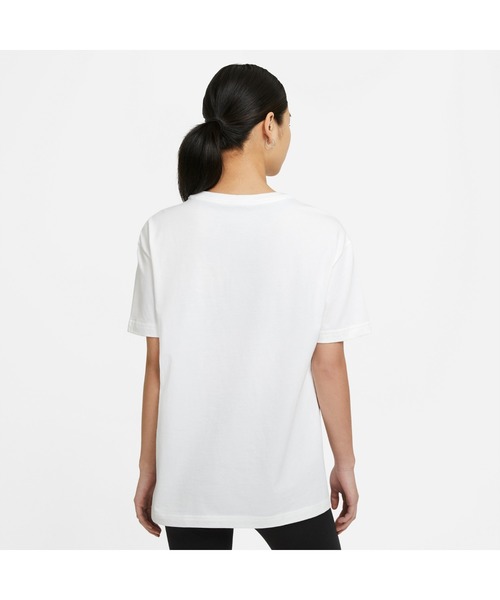NIKE（ナイキ）の「ナイキ NIKE ナイキ ウィメンズ NSW ボーイ フィアス S/S Tシャツ（Tシャツ/カットソー・レディース・ホワイト/ブラック・L/M/XL/S）」の6枚目の写真