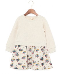green label relaxing | 【KIDS】ウラケ フラワープリントロングスリーブワンピース ◆(ワンピース)
