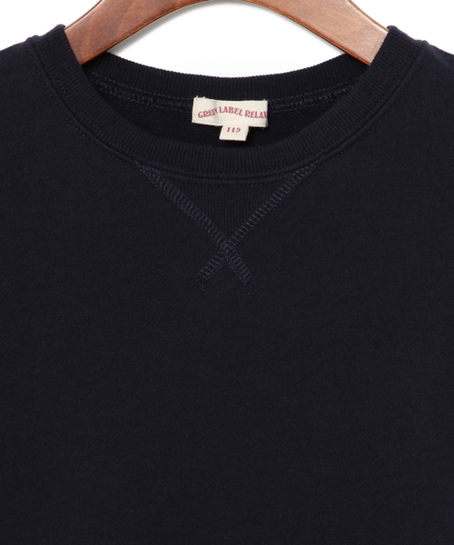 green label relaxing（グリーンレーベルリラクシング）の「【KIDS】ウラケ フラワープリントロングスリーブワンピース ◆（ワンピース・キッズ・クリーム/ネイビー・105/125/95/115）」の3枚目の写真