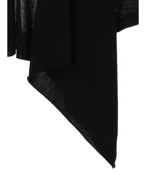 Green　Parks（グリーンパークス）の「ドルマンショートニットカーデ＊（カーディガン/ボレロ・レディース・ブラック/グレイッシュベージュ/カーキ・FREE）」の15枚目の写真