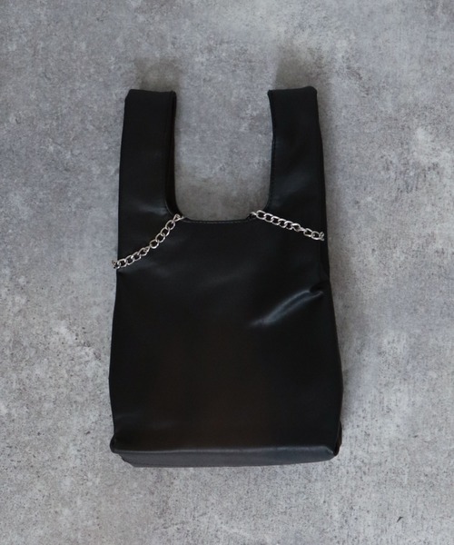 archives（アルシーヴ）の「チェーンショルダーショップバッグ（ショルダーバッグ・レディース・ブラック/シルバー/アイボリー・FREE）」の13枚目の写真