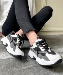 JUNOAH | ハイテク厚底ダッドスニーカー(スニーカー)