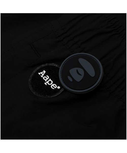 AAPE BY A BATHING APE(エーエイプバイアベイシングエイプ)の「AAPE WOVEN CHINO SHORTS(チノパンツ・メンズ・ブラック・LARGE/SMALL/MEDIUM/X-LARGE)」の3枚目の写真
