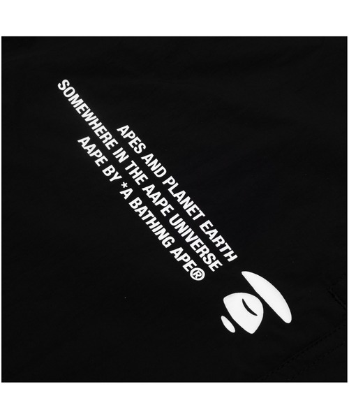 AAPE BY A BATHING APE(エーエイプバイアベイシングエイプ)の「AAPE WOVEN CHINO SHORTS(チノパンツ・メンズ・ブラック・LARGE/SMALL/MEDIUM/X-LARGE)」の4枚目の写真