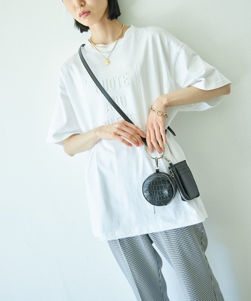 VACANCY(ヴァカンシー)の「リングマルチショルダーバッグ(ショルダーバッグ・レディース・ブラック/シルバー/ライトベージュ・FREE)」の16枚目の写真