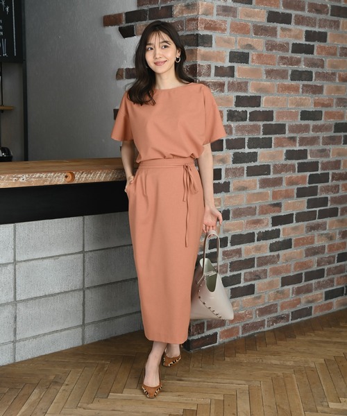 Rewde(ルゥデ)の「【スタイリストコラボ商品・TV着用】 リネンライクブラウス(1R13-05144)(シャツ/ブラウス・レディース・ベージュ/ネイビー/カーキ/オレンジ・M)」の17枚目の写真