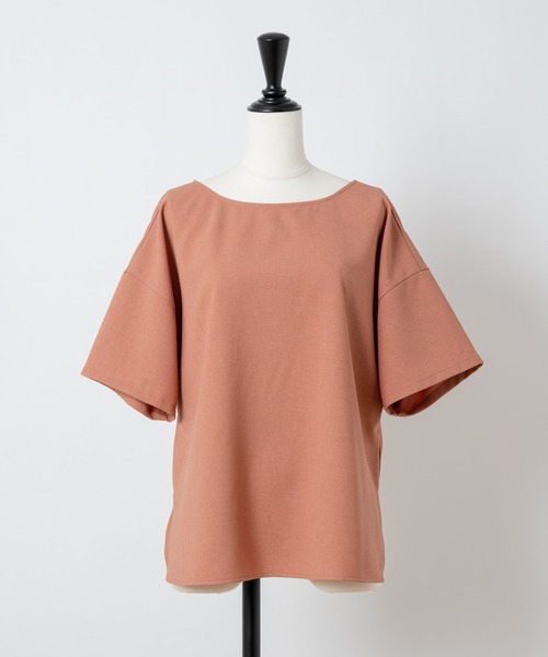 Rewde(ルゥデ)の「【スタイリストコラボ商品・TV着用】 リネンライクブラウス(1R13-05144)(シャツ/ブラウス・レディース・ベージュ/ネイビー/カーキ/オレンジ・M)」の14枚目の写真