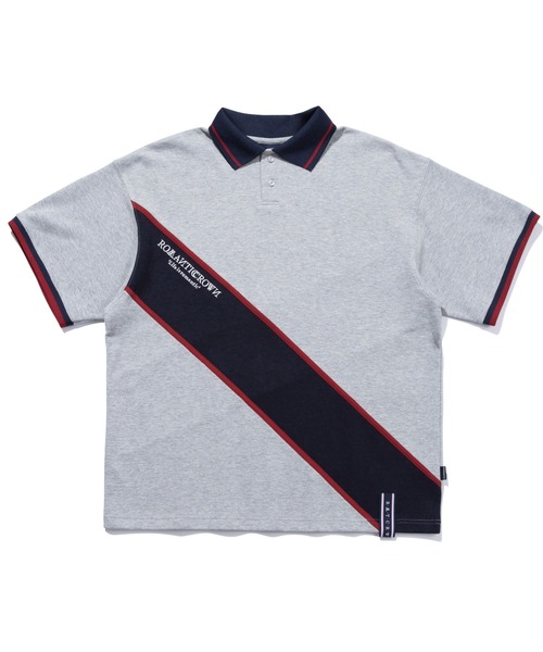 ROMANTIC CROWN（ロマンティッククラウン）の「【ROMANTIC CROWN】RMTC LOGO LINE POLO / ロマンティッククラウン RMTC ロゴ ライン ポロシャツ（ポロシャツ・メンズ・グレー/ネイビー/オートミール・X-LARGE/MEDIUM/LARGE/SMALL）」の17枚目の写真