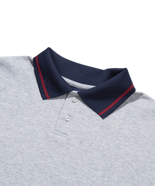 ROMANTIC CROWN（ロマンティッククラウン）の「【ROMANTIC CROWN】RMTC LOGO LINE POLO / ロマンティッククラウン RMTC ロゴ ライン ポロシャツ（ポロシャツ・メンズ・グレー/ネイビー/オートミール・X-LARGE/MEDIUM/LARGE/SMALL）」の16枚目の写真