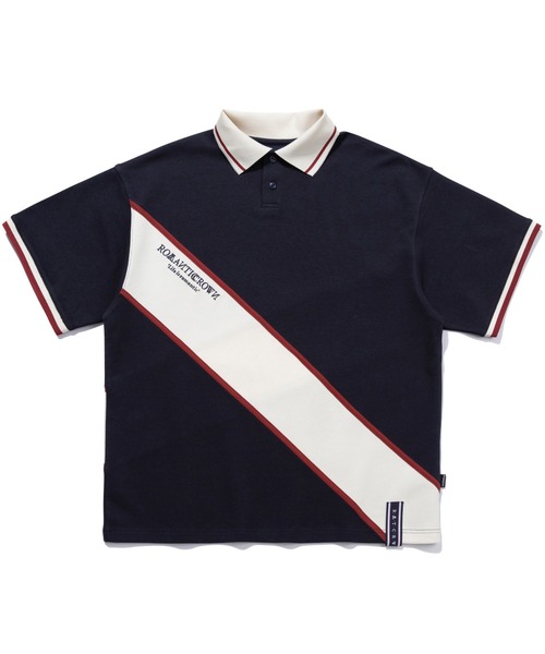 ROMANTIC CROWN（ロマンティッククラウン）の「【ROMANTIC CROWN】RMTC LOGO LINE POLO / ロマンティッククラウン RMTC ロゴ ライン ポロシャツ（ポロシャツ・メンズ・グレー/ネイビー/オートミール・X-LARGE/MEDIUM/LARGE/SMALL）」の10枚目の写真