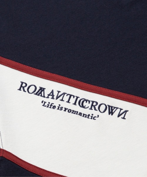 ROMANTIC CROWN（ロマンティッククラウン）の「【ROMANTIC CROWN】RMTC LOGO LINE POLO / ロマンティッククラウン RMTC ロゴ ライン ポロシャツ（ポロシャツ・メンズ・グレー/ネイビー/オートミール・X-LARGE/MEDIUM/LARGE/SMALL）」の20枚目の写真