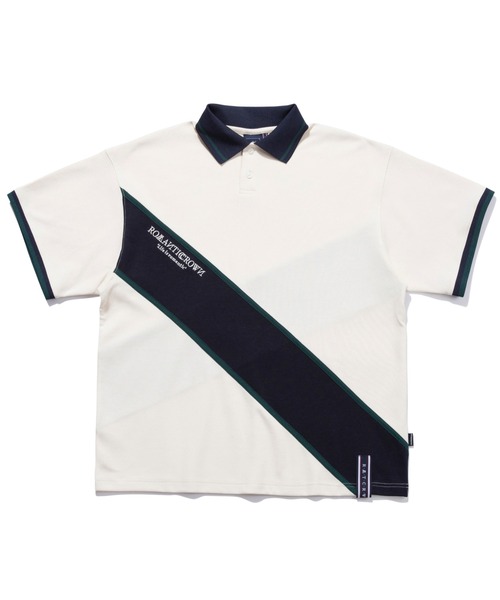 ROMANTIC CROWN（ロマンティッククラウン）の「【ROMANTIC CROWN】RMTC LOGO LINE POLO / ロマンティッククラウン RMTC ロゴ ライン ポロシャツ（ポロシャツ・メンズ・グレー/ネイビー/オートミール・X-LARGE/MEDIUM/LARGE/SMALL）」の13枚目の写真