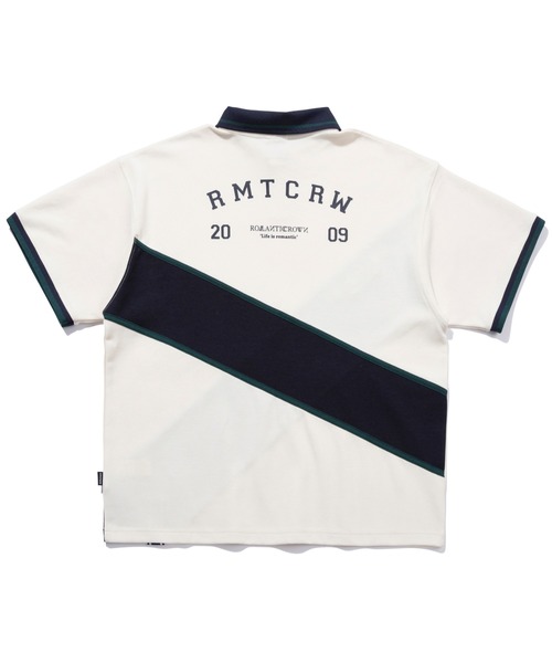 ROMANTIC CROWN（ロマンティッククラウン）の「【ROMANTIC CROWN】RMTC LOGO LINE POLO / ロマンティッククラウン RMTC ロゴ ライン ポロシャツ（ポロシャツ・メンズ・グレー/ネイビー/オートミール・X-LARGE/MEDIUM/LARGE/SMALL）」の22枚目の写真