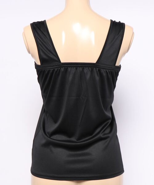KOBE LETTUCE（コウベレタス）の「ブラ紐隠しペチコートインナータンクトップ（インナーウェア/肌着・レディース・ブラック/ベージュ/オフホワイト・S/M/L/XL）」の5枚目の写真
